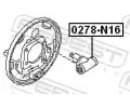FEBEST Brzdový váleček FBS 0278-N16, 0278-N16