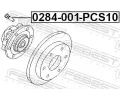 FEBEST roub kola FBS 0284-001-PCS10, 0284-001-PCS10