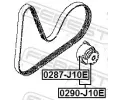 FEBEST Napnk drkovho klnovho emenu FBS 0290-J10E, 0290-J10E
