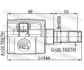 FEBEST Kloub hnacho hdele, sada FBS 0311-GDRH, 0311-GDRH