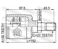 FEBEST Kloub hnacho hdele, sada FBS 0311-HRVMTRH, 0311-HRVMTRH
