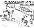 FEBEST Axiln kloub pnho thla zen FBS 0322-GD4UN, 0322-GD4UN