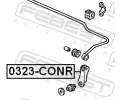 FEBEST Tyč / vzpěra stabilizátoru FBS 0323-CONR, 0323-CONR