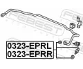 FEBEST Ty� / vzp�ra stabiliz�toru FBS 0323-EPRL, 0323-EPRL
