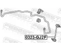 FEBEST Ty / vzpra stabiliztoru FBS 0323-GJ2F, 0323-GJ2F