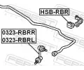 FEBEST Tyč / vzpěra stabilizátoru FBS 0323-RBRL, 0323-RBRL