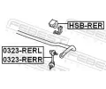 FEBEST Ty / vzpra stabiliztoru FBS 0323-RERL, 0323-RERL