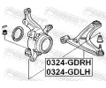 FEBEST Rameno zaven kol FBS 0324-GDRH, 0324-GDRH