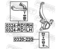 FEBEST Rameno zaven kol FBS 0324-RD1RH, 0324-RD1RH