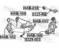 FEBEST Rameno zaven kol FBS 0325-RE, 0325-RE
