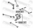 FEBEST roub pro opravu odklonu kola FBS 0329-007, 0329-007