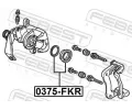 FEBEST Sada na opravu brzdovho tmenu FBS 0375-FKR, 0375-FKR