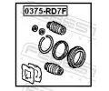 FEBEST Sada na opravu brzdového třmenu FBS 0375-RD7F, 0375-RD7F