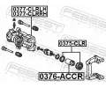 FEBEST Píst brzdového třmenu FBS 0376-ACCR, 0376-ACCR