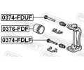 FEBEST Pst brzdovho tmenu FBS 0376-FDF, 0376-FDF