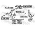 FEBEST Upevovac epy pnho zvsnho ramena FBS 0398-001, 0398-001