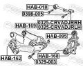 FEBEST roub pnho ramena FBS 0398-005, 0398-005