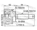FEBEST Kloub hnacho hdele, sada FBS 0410-033A43, 0410-033A43