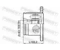 FEBEST Kloub hnacho hdele, sada FBS 0411-V75RR, 0411-V75RR