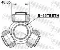 FEBEST Tripod hnacho hdele FBS 0416-CW5, 0416-CW5