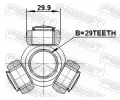 FEBEST Tripod hnacho hdele FBS 0416-DA, 0416-DA