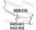 FEBEST Ty / vzpra stabiliztoru FBS 0423-901, 0423-901