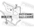 FEBEST Ty / vzpra stabiliztoru FBS 0423-CW8RR, 0423-CW8RR