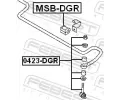 FEBEST Ty / vzpra stabiliztoru FBS 0423-DGR, 0423-DGR