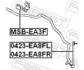 FEBEST Ty / vzpra stabiliztoru FBS 0423-EA8FR, 0423-EA8FR