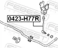 FEBEST Ty / vzpra stabiliztoru FBS 0423-H77R, 0423-H77R
