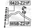 FEBEST Ty / vzpra stabiliztoru FBS 0423-Z21F, 0423-Z21F