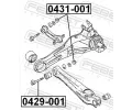 FEBEST roub pro opravu odklonu kola FBS 0429-001, 0429-001