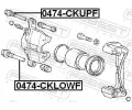 FEBEST Vodic ep brzdovho tmenu FBS 0474-CKLOWF, 0474-CKLOWF