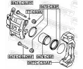 FEBEST Pst brzdovho tmenu FBS 0476-CSF, 0476-CSF