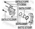 FEBEST Sada drk brzdovch tmen FBS 0477C-CY3AF, 0477C-CY3AF