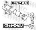 FEBEST Sada držáků brzdových třmenů FBS 0477C-CYR, 0477C-CYR