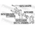 FEBEST Sada drk brzdovch tmen FBS 0477C-V55WR, 0477C-V55WR