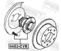 FEBEST Nboj kola FBS 0482-CYR, 0482-CYR