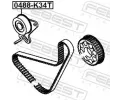 FEBEST Vratn� / vodic� kladka ozuben�ho �emenu FBS 0488-K34T, 0488-K34T