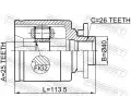 FEBEST Kloub hnacho hdele, sada FBS 0511-B25LH, 0511-B25LH