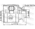 FEBEST Kloub hnacho hdele, sada FBS 0511-BT50LH, 0511-BT50LH