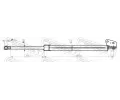 FEBEST Plynov vzpra zavazadlovho prostoru FBS 05117-002LH, 05117-002LH