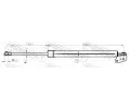 FEBEST Plynov vzpra zavazadlovho prostoru FBS 05117-002RH, 05117-002RH