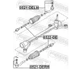 FEBEST Axiln kloub pnho thla zen FBS 0522-DE, 0522-DE