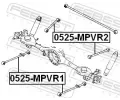 FEBEST Rameno zaven kol FBS 0525-MPVR2, 0525-MPVR2