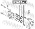 FEBEST Sada na opravu brzdového třmenu FBS 0575-LWF, 0575-LWF