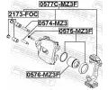 FEBEST Sada na opravu brzdovho tmenu FBS 0575-MZ3F, 0575-MZ3F