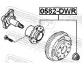 FEBEST Nboj kola FBS 0582-DWR, 0582-DWR