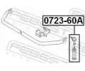 FEBEST Tyč / vzpěra stabilizátoru FBS 0723-60A, 0723-60A