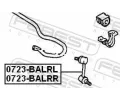 FEBEST Ty / vzpra stabiliztoru FBS 0723-BALRR, 0723-BALRR